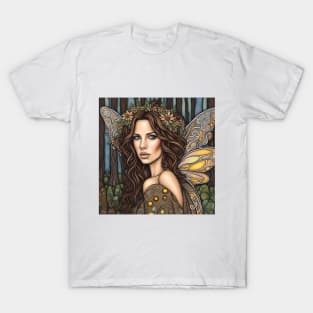 Kate Beckinsale as a fairy in the woods T-Shirt